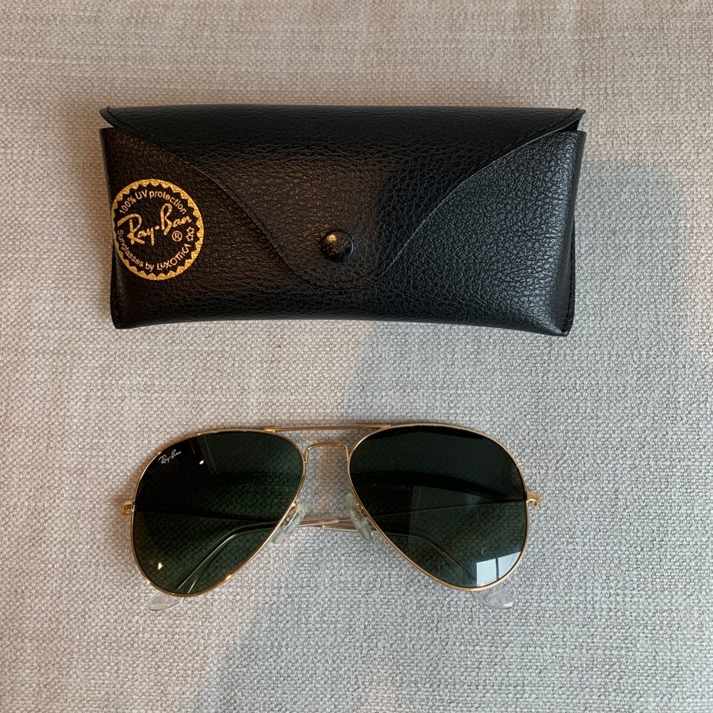 Aviator green/gold classic Ray-Bans